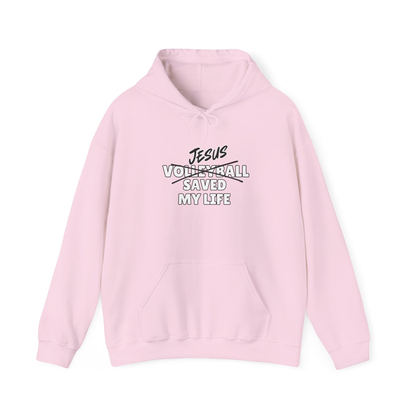 JSML Volleyball- Bold Hoodie (white logo)