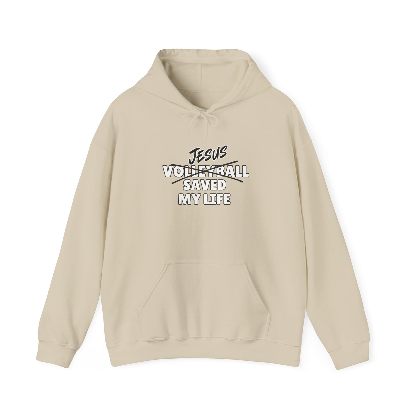 JSML Volleyball- Bold Hoodie (white logo)