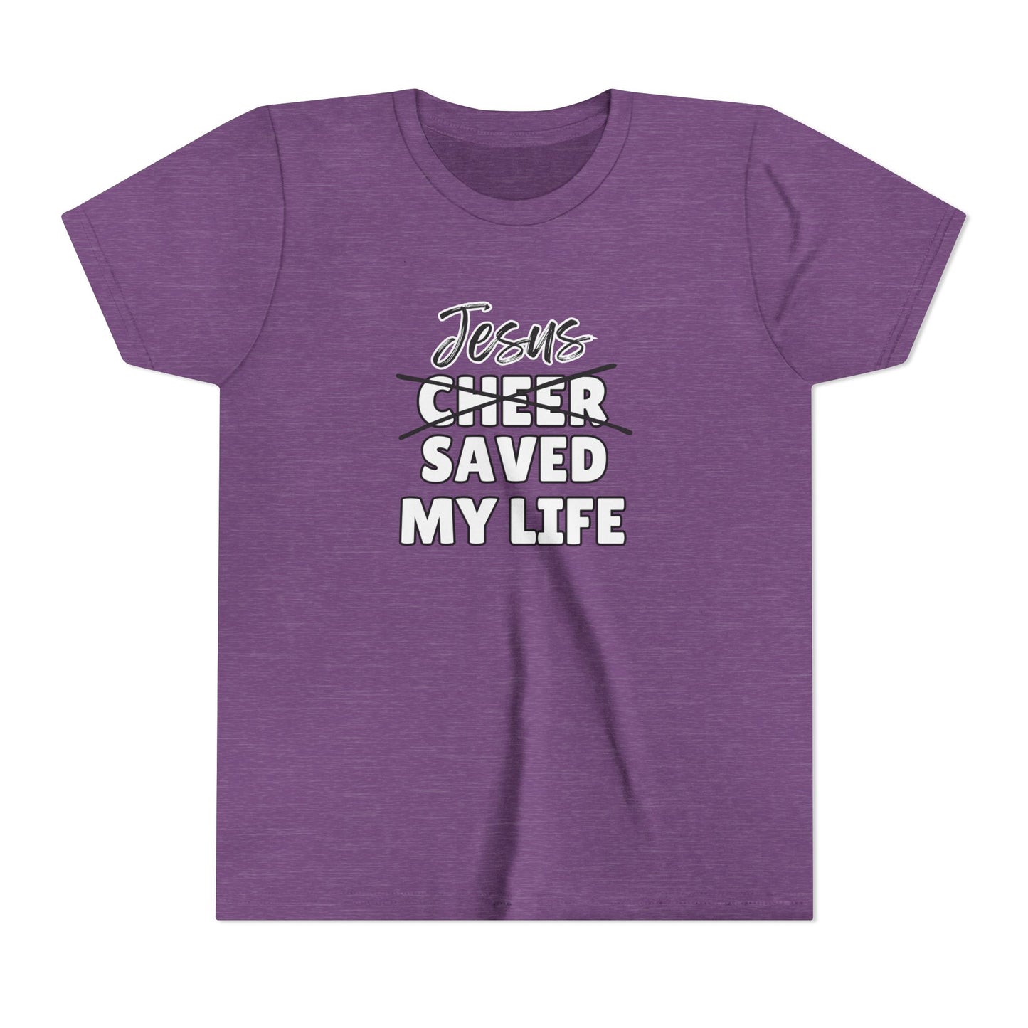 JSML Youth Cheer- Cursive (white logo)