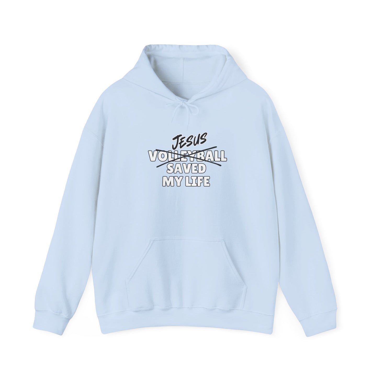 JSML Volleyball- Bold Hoodie (white logo)