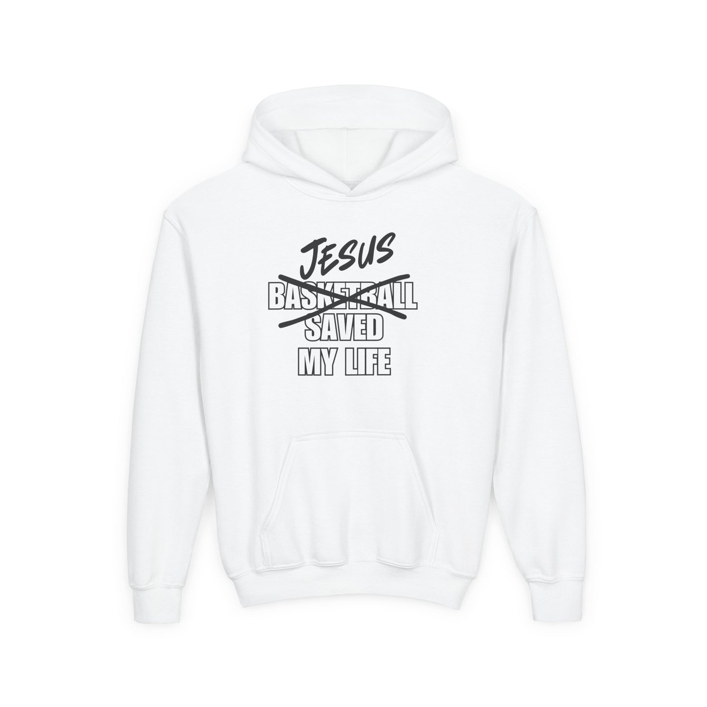 JSML Youth Basketball hoodie- Bold (white logo)