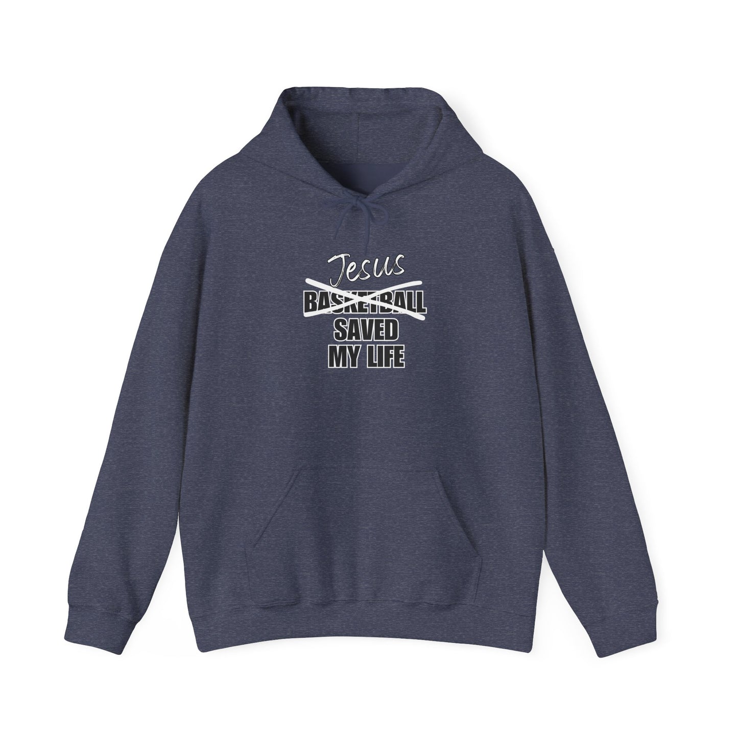 JSML Basketball- Cursive Hoodie (black logo)