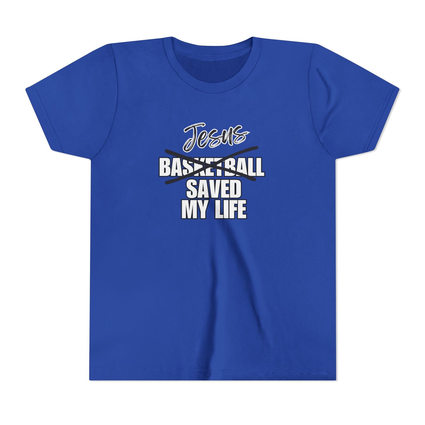JSML Youth Basketball- Cursive (white logo)