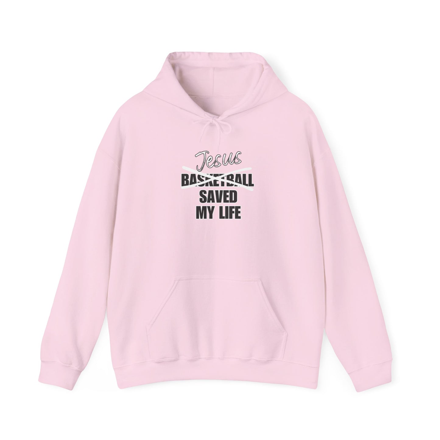 JSML Basketball- Cursive Hoodie (black logo)