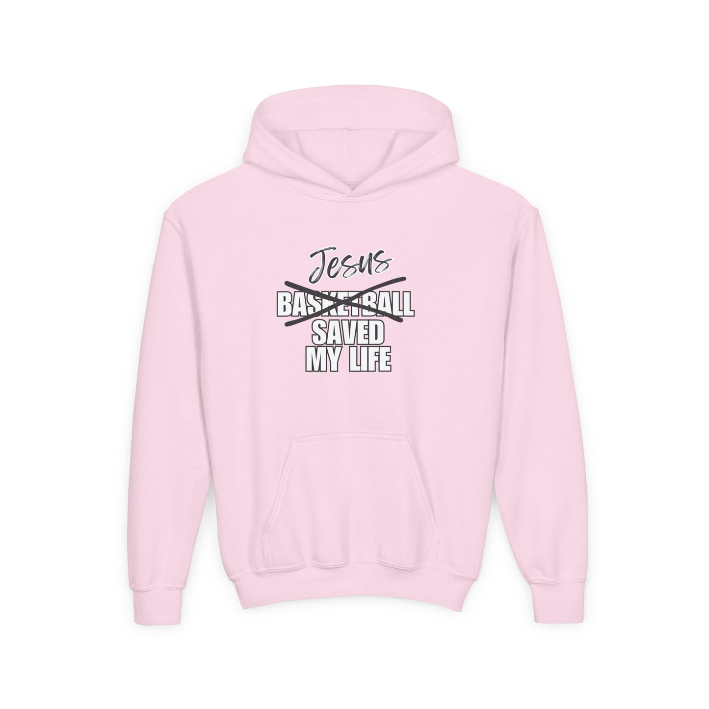 JSML Youth Basketball hoodie- Cursive (white logo)
