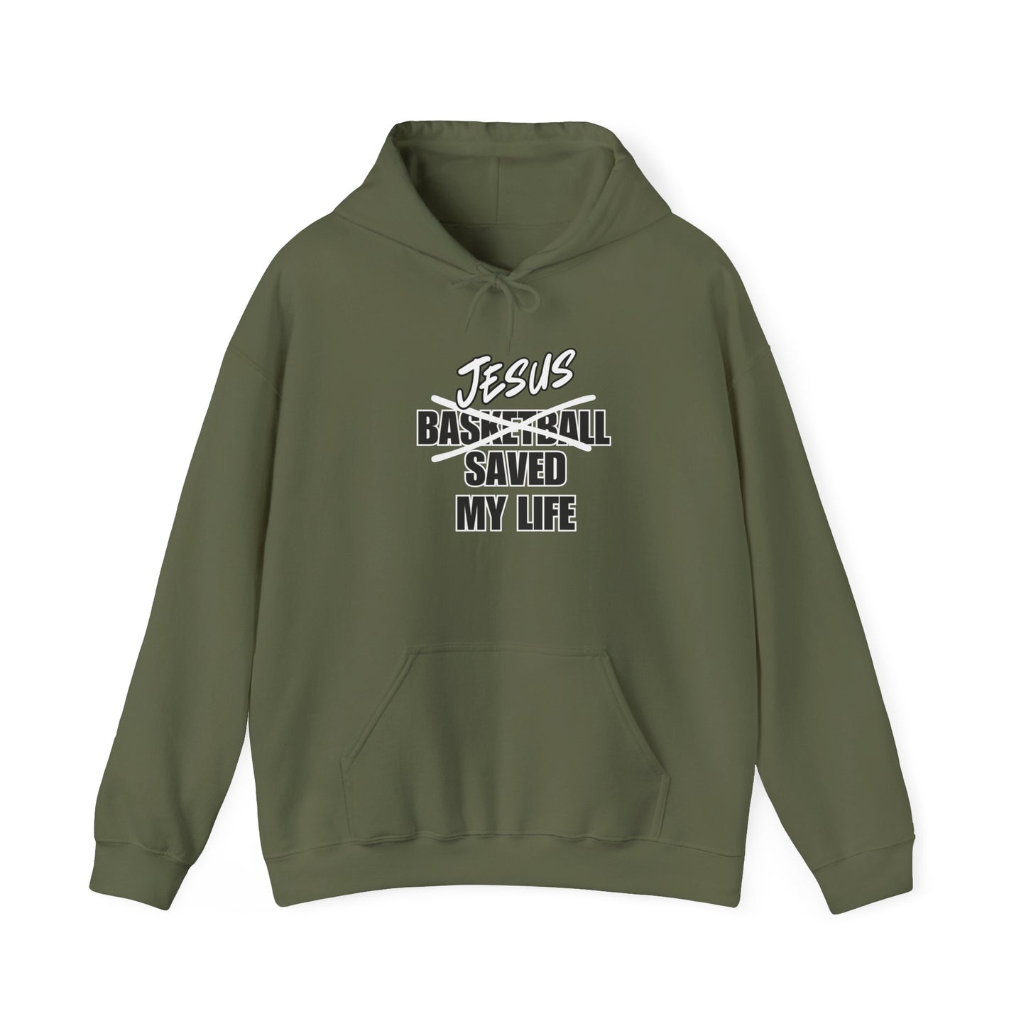JSML Basketball- Bold Hoodie (black logo)