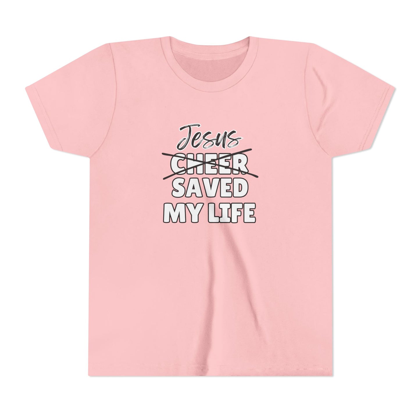 JSML Youth Cheer- Cursive (white logo)