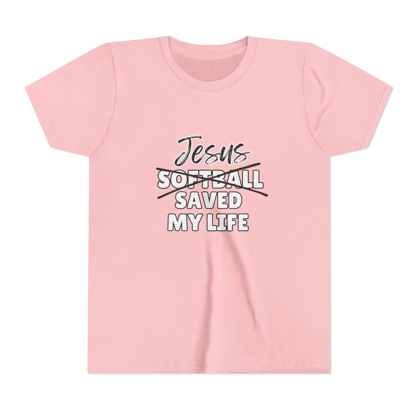 JSML Youth Softball- Cursive (white logo)