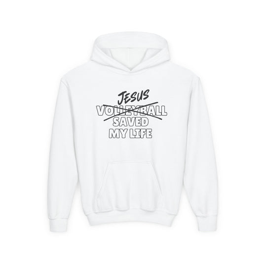 JSML Youth Volleyball hoodie- Bold (white logo)
