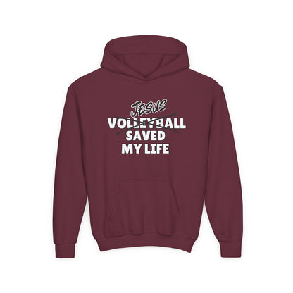 JSML Youth Volleyball hoodie- Bold (white logo)