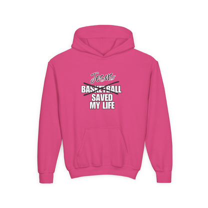 JSML Youth Basketball hoodie- Cursive (white logo)