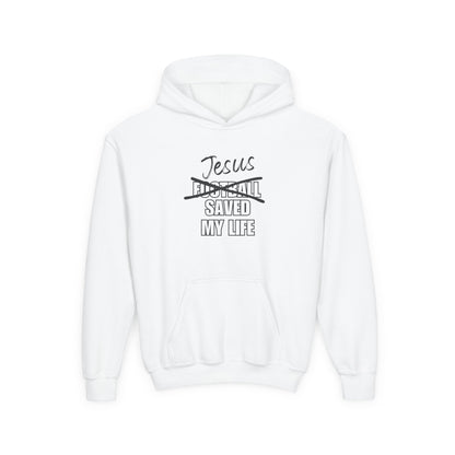JSML Youth Football hoodie- Cursive (white logo)