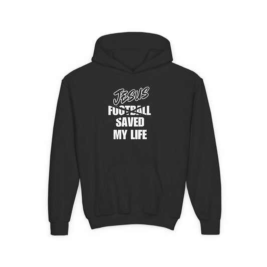 JSML Youth Football hoodie- Bold (white logo)
