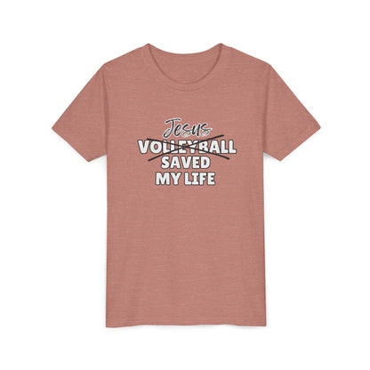 JSML Youth Volleyball- Cursive (white logo)
