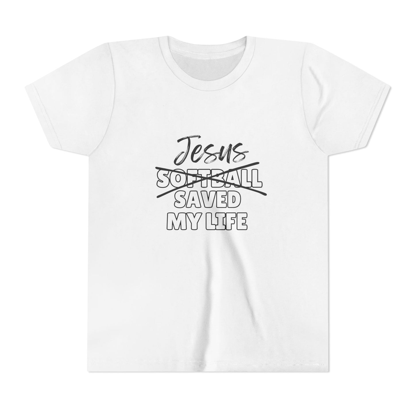 JSML Youth Softball- Cursive (white logo)