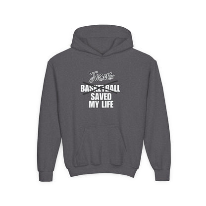 JSML Youth Basketball hoodie- Cursive (white logo)