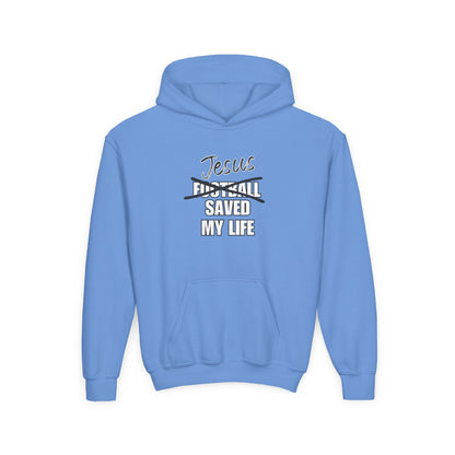 JSML Youth Football hoodie- Cursive (white logo)