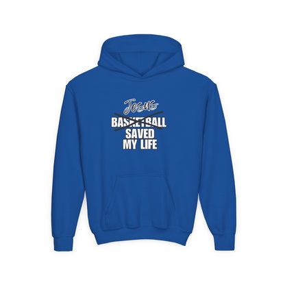JSML Youth Basketball hoodie- Cursive (white logo)
