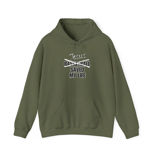 JSML Basketball- Cursive Hoodie (black logo)