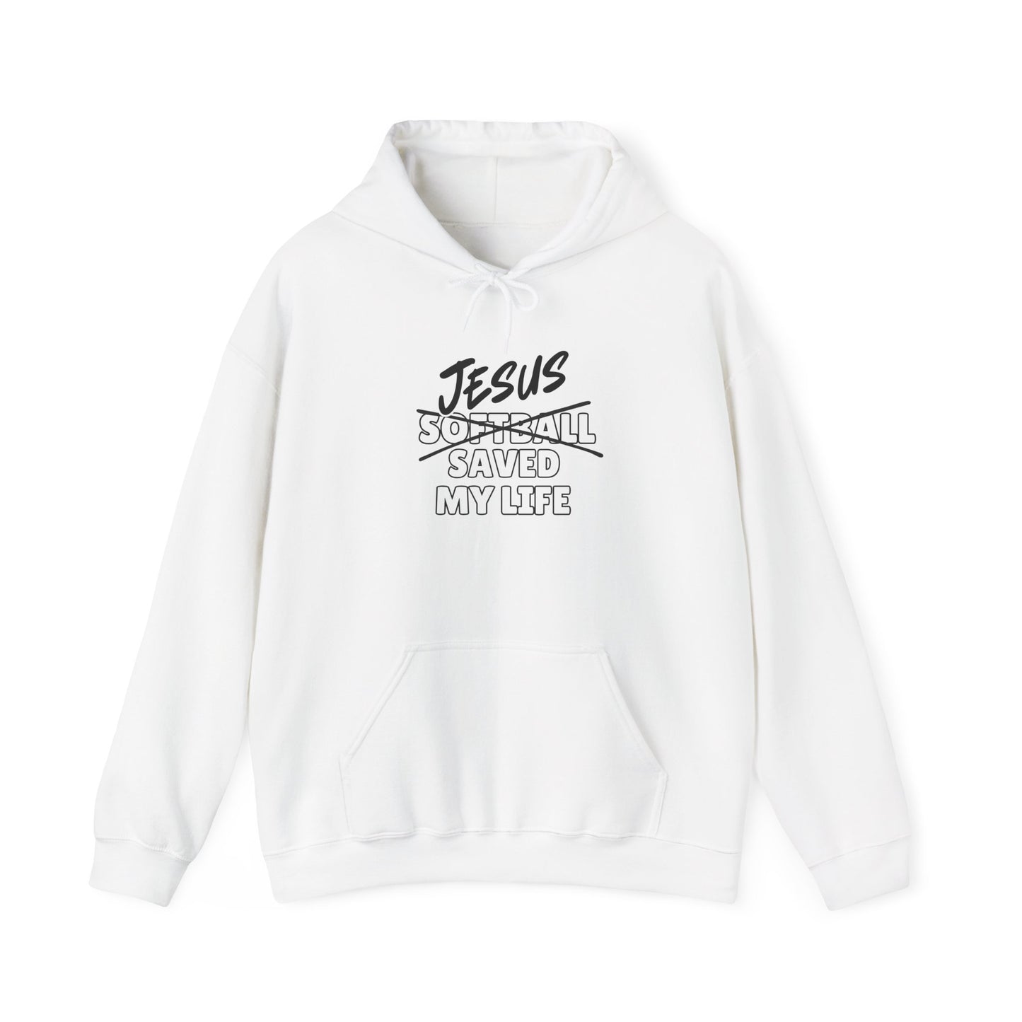 JSML Softball- Bold Hoodie (white logo)