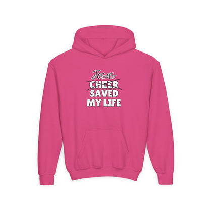 JSML Youth Cheer hoodie- Cursive (white logo)