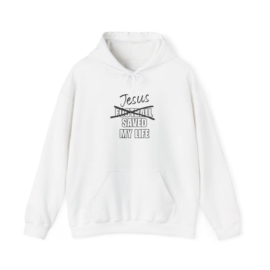 JSML Football- Cursive Hoodie (white logo)