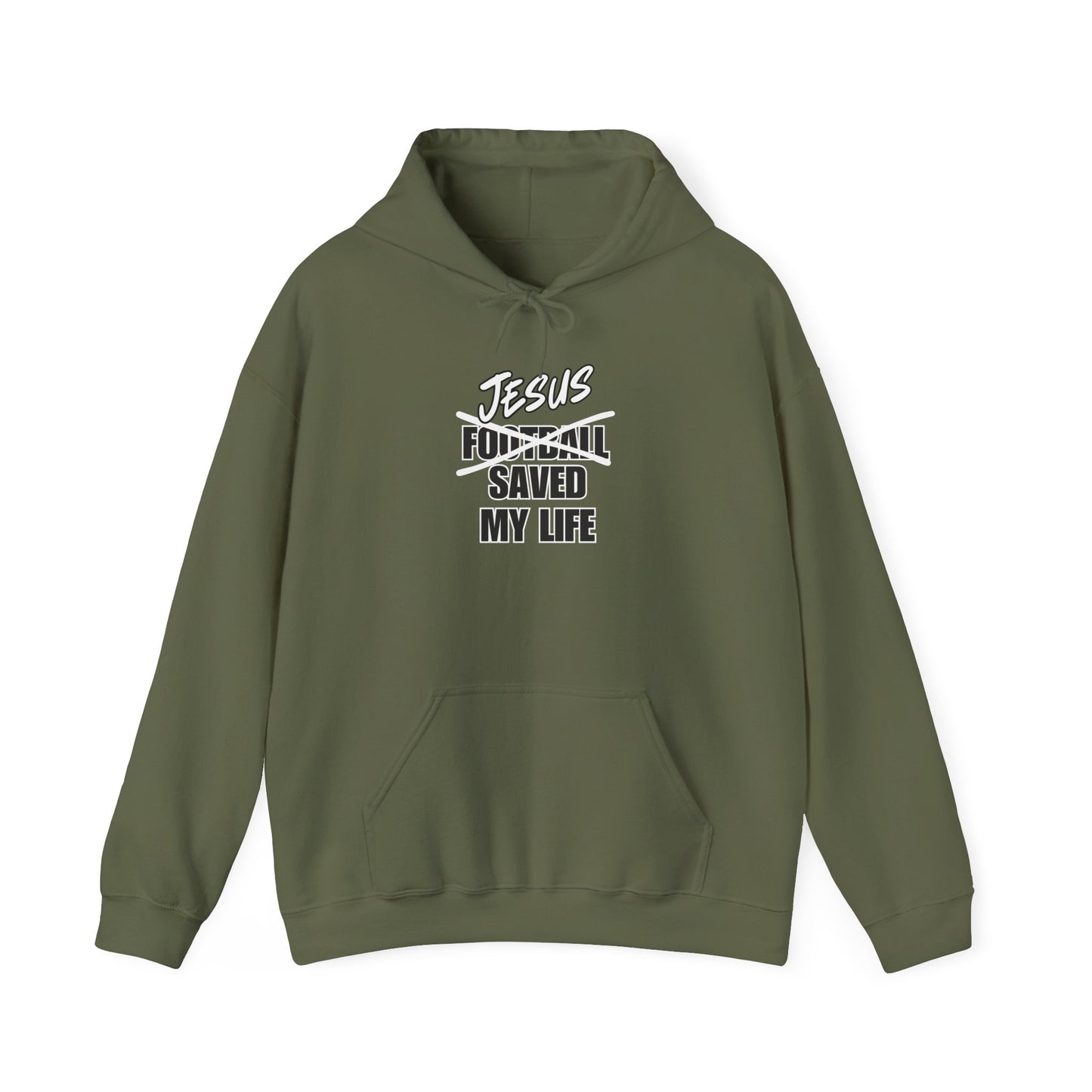 JSML Football- Bold Hoodie (black logo)