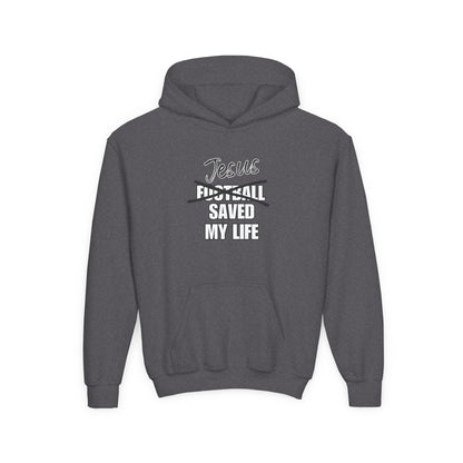 JSML Youth Football hoodie- Cursive (white logo)