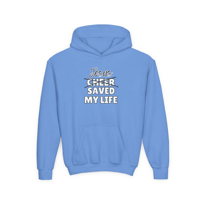 JSML Youth Cheer hoodie- Cursive (white logo)