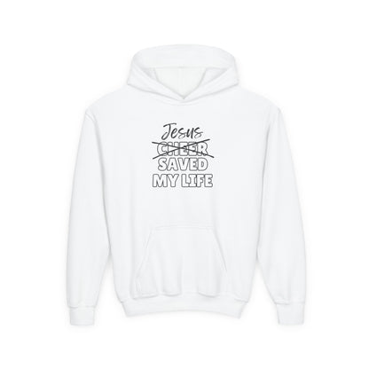 JSML Youth Cheer hoodie- Cursive (white logo)