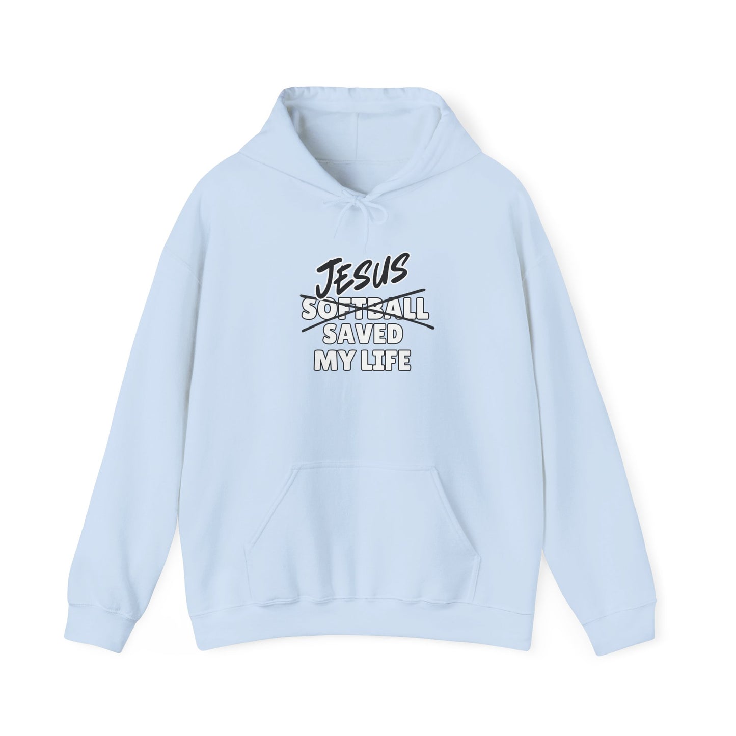 JSML Softball- Bold Hoodie (white logo)