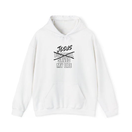 JSML Football- Bold Hoodie (white logo)