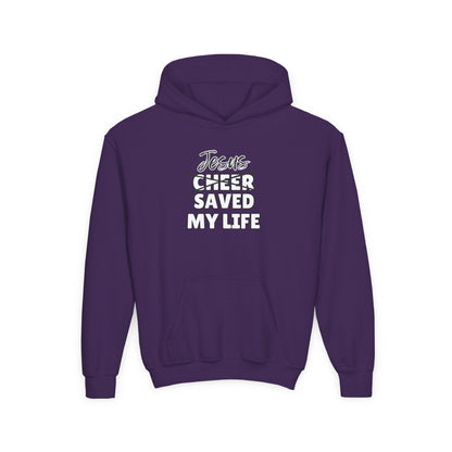 JSML Youth Cheer hoodie- Cursive (white logo)