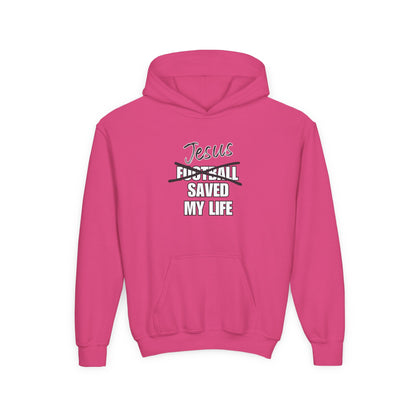 JSML Youth Football hoodie- Cursive (white logo)