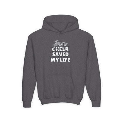 JSML Youth Cheer hoodie- Cursive (white logo)