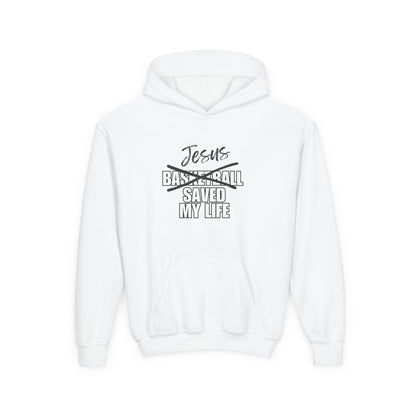 JSML Youth Basketball hoodie- Cursive (white logo)