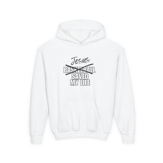 JSML Youth Basketball hoodie- Cursive (white logo)