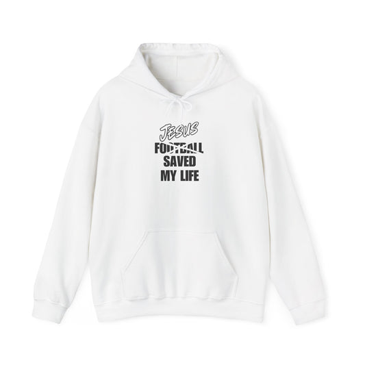 JSML Football- Bold Hoodie (black logo)