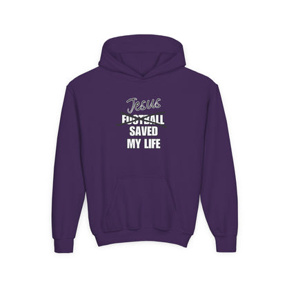 JSML Youth Football hoodie- Cursive (white logo)