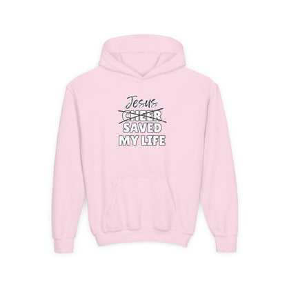 JSML Youth Cheer hoodie- Cursive (white logo)