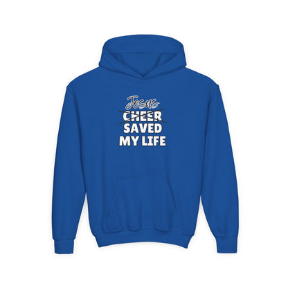 JSML Youth Cheer hoodie- Cursive (white logo)