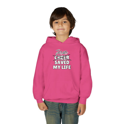 JSML Youth Cheer hoodie- Cursive (white logo)