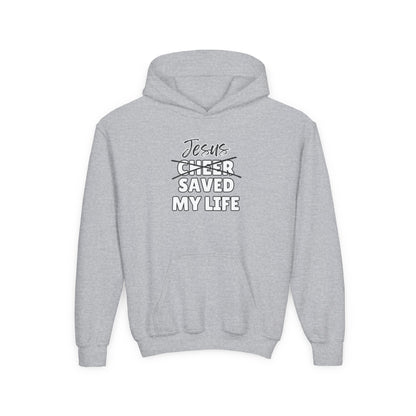 JSML Youth Cheer hoodie- Cursive (white logo)