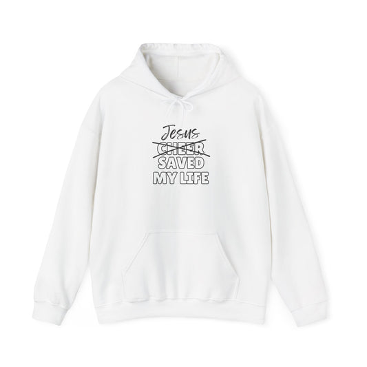 JSML CHEER- Cursive Hoodie (white logo)